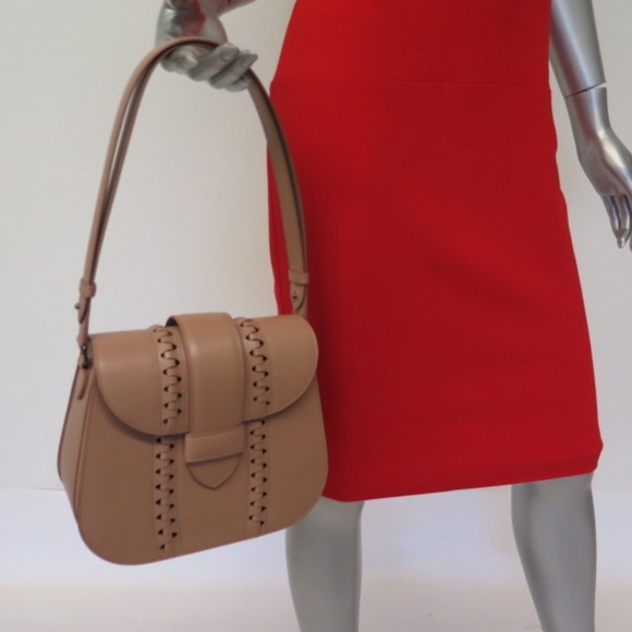 Alaia Handbags - NEW Alaia Shoulder Bag Blush Nude Leather